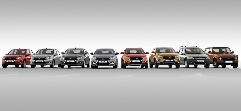 LADA увеличила рыночную нолю и продажи автомобилей в 2019
